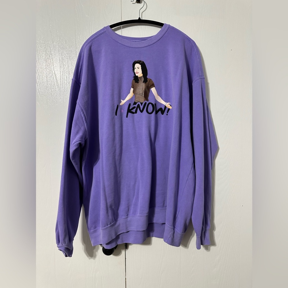 Monica Friends Sweatshirt Official Friends Reunion “I Know!” 3XL